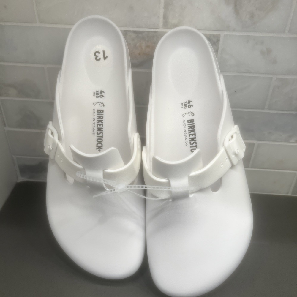 NEW-Birkenstock BOSTON EVA~13~white